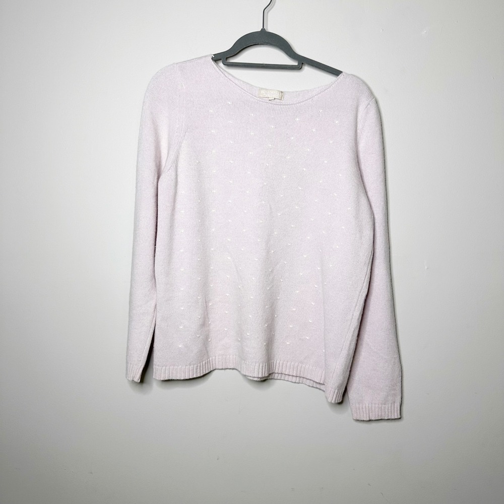 Benedetta B. Sweater Womens NO SIZE READ Pink Merino Wool Cashmere Knit Italy